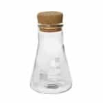 GLASS BOROSILICATE BOTTLE WITH CORK LID 25CL ESPIEL
