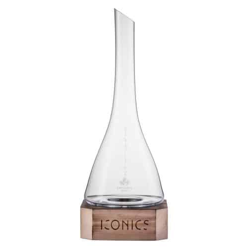 GLA-ZWI-120769.jpg DECANTER ICONICS WITH WOOD BASE 75CL 122238 ZWIESEL GERMANY - Image 1