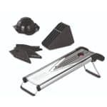 KITCHEN TOOLS MANDOLIN VEGETABLE 5 BLADES V TYPE ST/STEEL