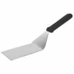 KITCHEN SPATULA TURNER BURGER 12.5X7.5CM BLACK HANDLE