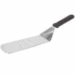 KITCHEN SPATULA TURNER PERFORATED 19X7.5CM BLACK HANDLE