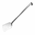 KITCHEN SPATULA PERFORATE ONE PIECE HEAVY DUTY HOTEL LINE 12X9X45CM S/S 304