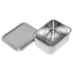 JAPANESE BOX TRAY INOX 13.7X10.6X6CM LT FRANCE
