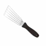 KITCHEN SPATULA EGG PERFORATED 16CM BLACK PADERNO