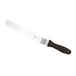 SPATULA BENT ICING 25X3.7CM BLACK HANDLE PADERNO