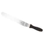 SPATULA BENT ICING 30X4.3CM BLACK HANDLE PADERNO