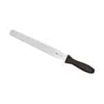 SPATULA STRAID ICING 26X3.7CM BLACK HANDLE PADERNO