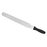 SPATULA STRAID ICING 36X5CM BLACK HANDLE PADERNO