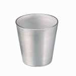 BY ORDER SERVIRE CONICAL POT 6X4CM ALUMINIUM FASA