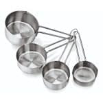 MEASURING CUPS SET OF 4X 6/8/12.5/25CL INOX