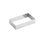 PASTRY RING S/S RECTANGULAR 38X26X5CM MARTELLATO