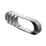 PASTRY RING FANCY OVAL 30X10X4CM MARTELLATO ITALY