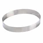 PASTRY RING S/S OVAL 40X24CM MARTELLATO