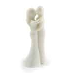 BY ORDER - SILICONE IDEAS WEDDING PIECE SMALL STYLIZED MARRIED COUPLE 4.5X3.5X12CM MARTELLATO