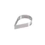 PASTRY RING S/S DROP 30X20X5CM MARTELLATO