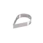 PASTRY RING S/S DROP 32X21X5CM MARTELLATO