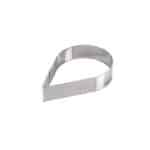 PASTRY RING S/S DROP 33X26X5CM MARTELLATO