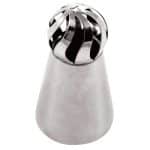 PASTRY SPHERE BALL PIPING NOZZLE S/S 3.2X6CM MARTELLATO