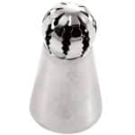 PASTRY SPHERE BALL PIPING NOZZLE S/S 3.2X6CM MARTELLATO