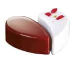 BY ORDER - SEMIFREDDO BAKING HEART FORM 4PCS 19X4CM MARTELLATO