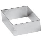 PASTRY TRAPEZE CUTTERS INOX 9X6X3CM 6PCS SET PADERNO