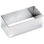 PASTRY RECTANGULAR CUTTERS INOX 6PCS 5X3CM SET PADERNO