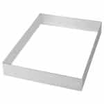 BY ORDER PASTRY RING FRAME RECTANGULAR 40X60X5CM INOX PADERNO ITALY