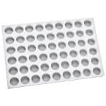 PASTRY SILICONE MOLD 29X19CM CHOCOFLEX ROUND 54 POSITIONS 2.6X1.4CM PADERNO - BY ORDER