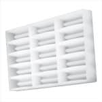 PASTRY SILICONE MOLD 29X19CM CHOCOFLEX RECTANGULAR 15 POSITIONS 9X3X1.9CM PADERNO - BY ORDER