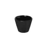 MINI CONIC BOWL BLACK 6X4.5CM ESPIEL