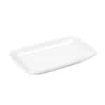 MINI PLATE RECTANGULAR WHITE 15X9X1.8CM ESPIEL