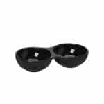 MINI DOUBLE ROUND BLACK 15X7X3CM ESPIEL