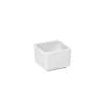 MINI BOWL SQUARE WHITE 5X5X4CM ESPIEL