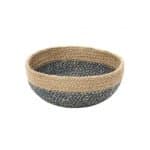 BASKET JUTE ROUND 20CM ESPIEL