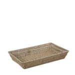 RATTAN BASKET BEIGE GASTRONOM 1/2-10 32.5X26.5X10CM ESPIEL
