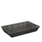 RATTAN BASKET GREY GASTRONOM 1/1-9 53X32.5X9CM ESPIEL