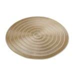 BY ORDER - PLACEMAT PVC ROUND 38CM GOLD ESPIEL