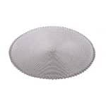 BY ORDER - PLACEMAT PP POLYESTER ROUND 38CM SILVER ESPIEL