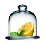 GLASS PLATE WITH COVER FOOD CONTAINER 10.5X10CM 22CL SP98397G1 ESPIEL