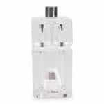 BY ORDER PEPPER AND SALT MILL SQUARE ACRYLIC CLEAR 9CM SET 2PCS BON BISTRO