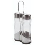 OIL / VINEGAR 2 PIECES  SET ROUND INOX GTSA
