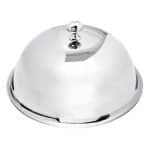 PLATE COVER CLOCHE INOX 28X20CM GTSA
