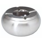 ASHTRAY WINDPROOF INOX 10X5CM EGGSHAPE GTSA
