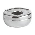 ASHTRAY ROUND WINDPROOF 10CM INOX 304 TABLETOP