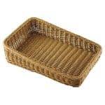 DISCONTINUED - BUFFET RATTAN BREAD BASKET 45X60X5/12CM MELI GTSA