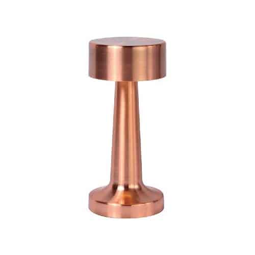 TAB-NOV-09-801.jpg TABLE LAMP 02 ROUND RUSTIC COPPER LED DIMMER 9X21CM NOV - Image 1