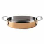 BY ORDER 15600 COPPER 3PLY BAKER OVAL 17X13X3.5CM PADERNO ITALY