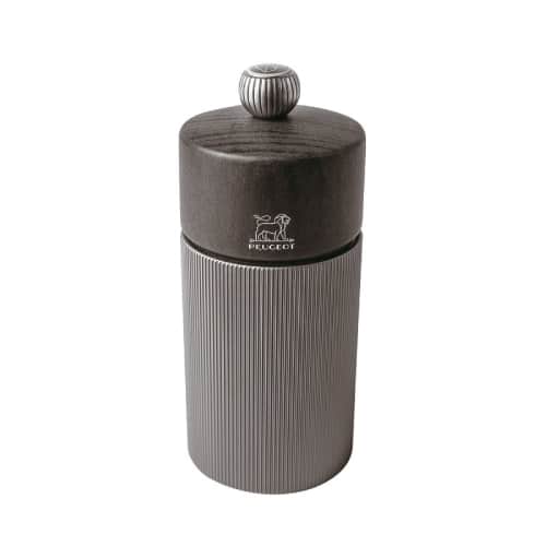 TAB-PAD-42626S12.jpg PEUGEOT DARK LINE SALT MILL 12CM BEECH WOOD AND ALUMINIUM - Image 1