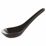 HAPPY PARTY SPOON MELAMINE BLACK PADERNO
