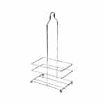 BY ORDER - SPARE WIRE STAND FOR OIL OR VINEGAR SQUARE BOTTLE 5X27.5CM INOX SUPREMINOX SPAIN